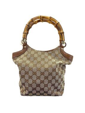 Gucci Handbag Bamboo Brown
